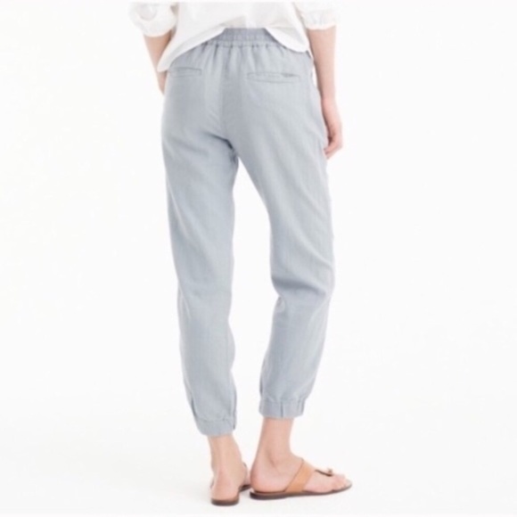 J. Crew Pants - J. Crew Grey Pull On Jogger Linen Dress Pants